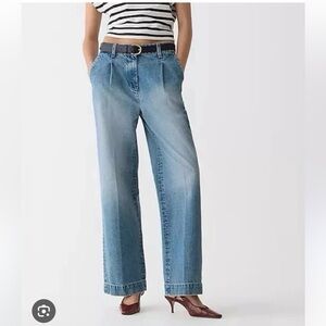 J. Crew Wide Leg Essential Jeans Size 27